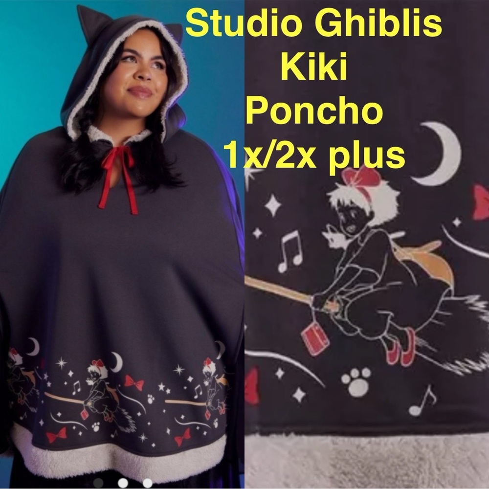 HER UNIVERSE STUDIO GHIBLIS KIKI PANCHO cardigan